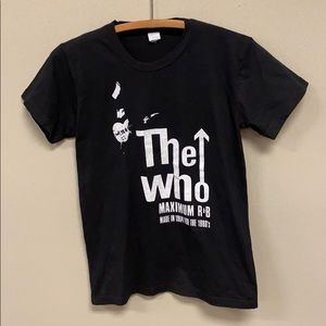 The Who vintage band tee shirt 1980s